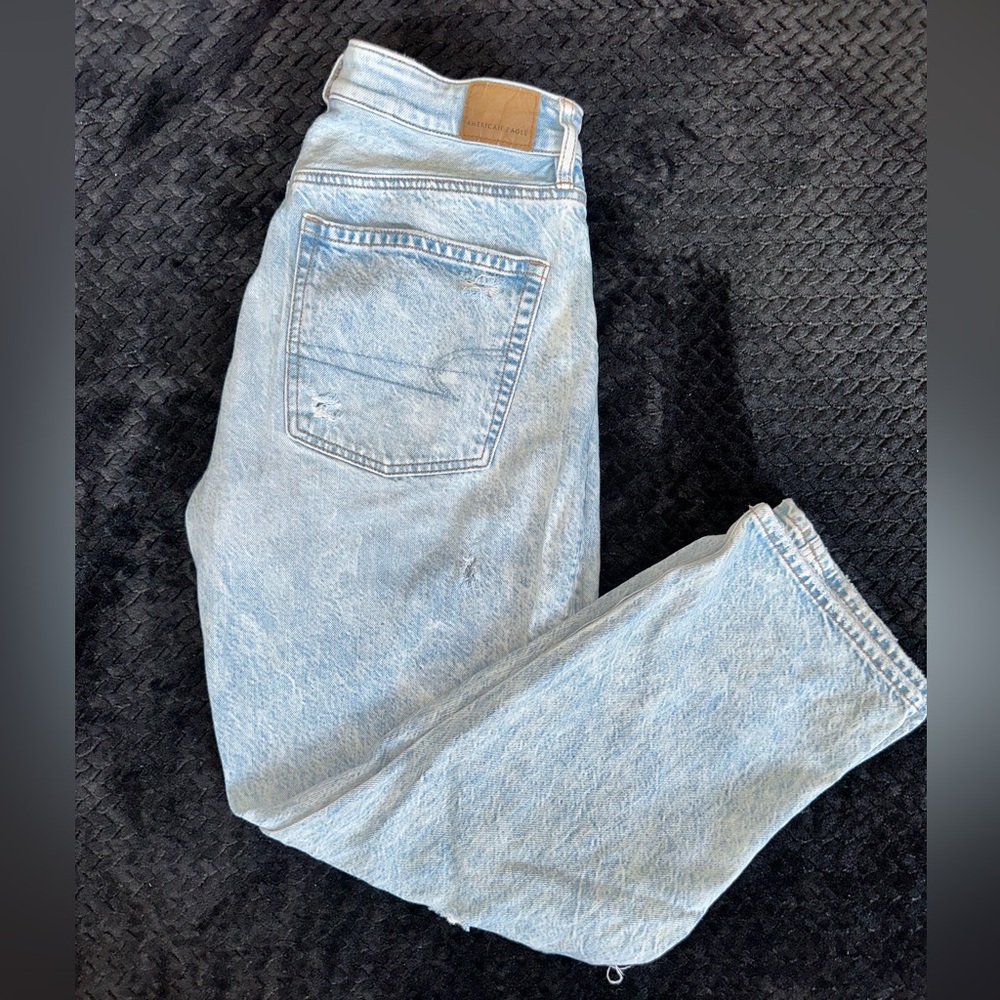 American Eagle Light Blue Ripped Jeans